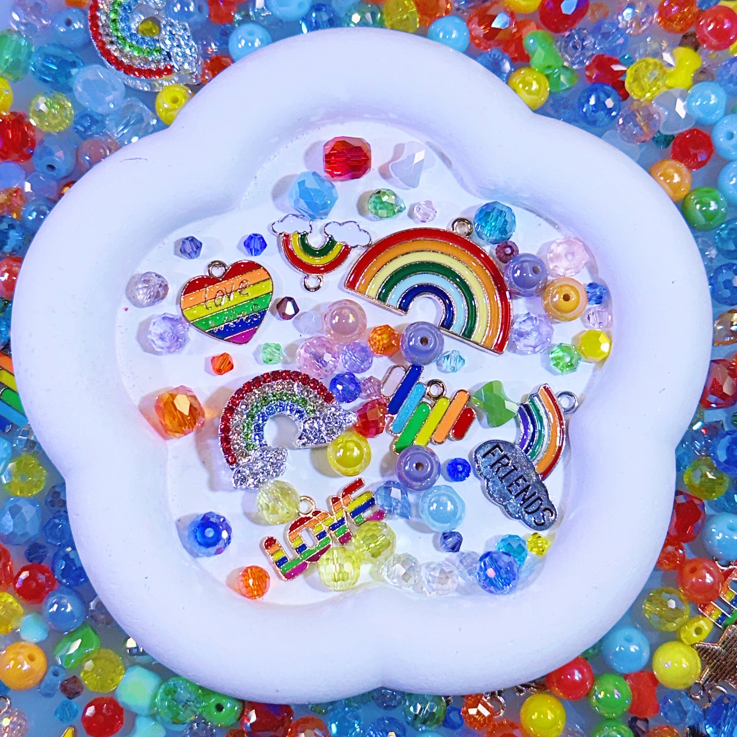 【Key Chain/Jewelry】Live Product- Rainbow Sprinkles Mix