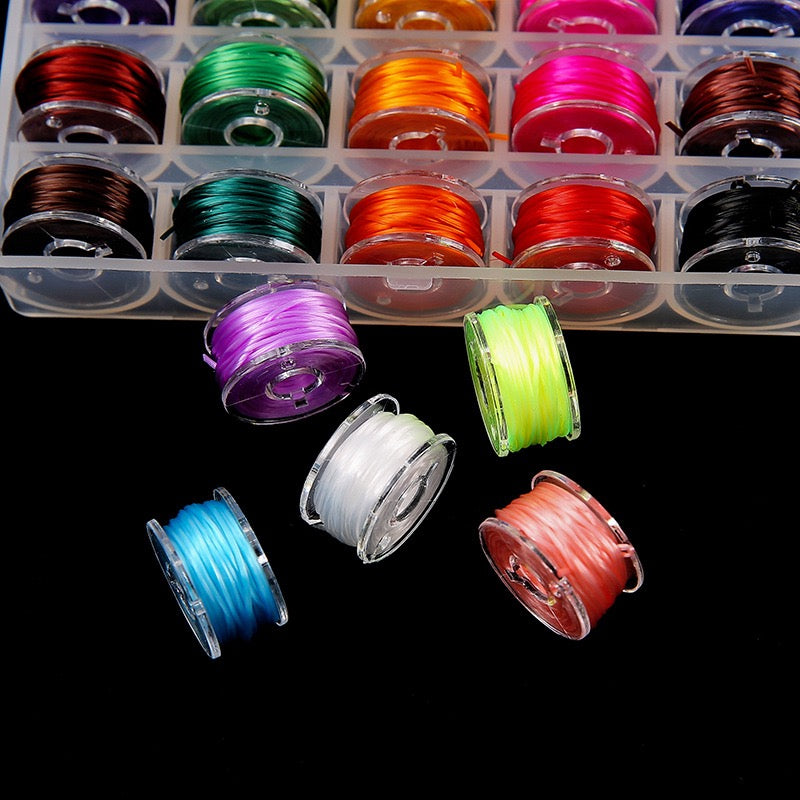 【Offline Packing】Elastic Crystal Thread Set(25 colour)