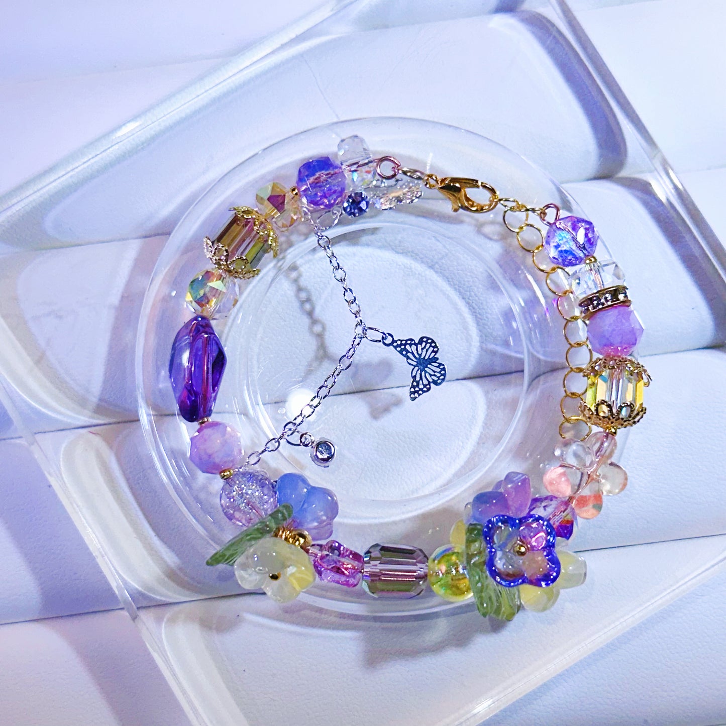 【Key Chain/Jewelry】Live Product-Golden Ladder Mix