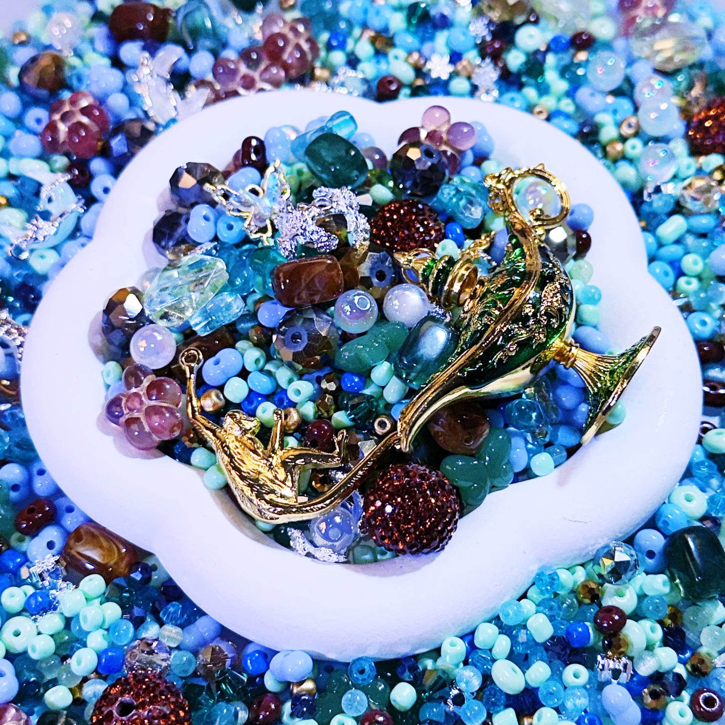 【Key Chain/Jewelry】Live Product-Golden Lamp Mix