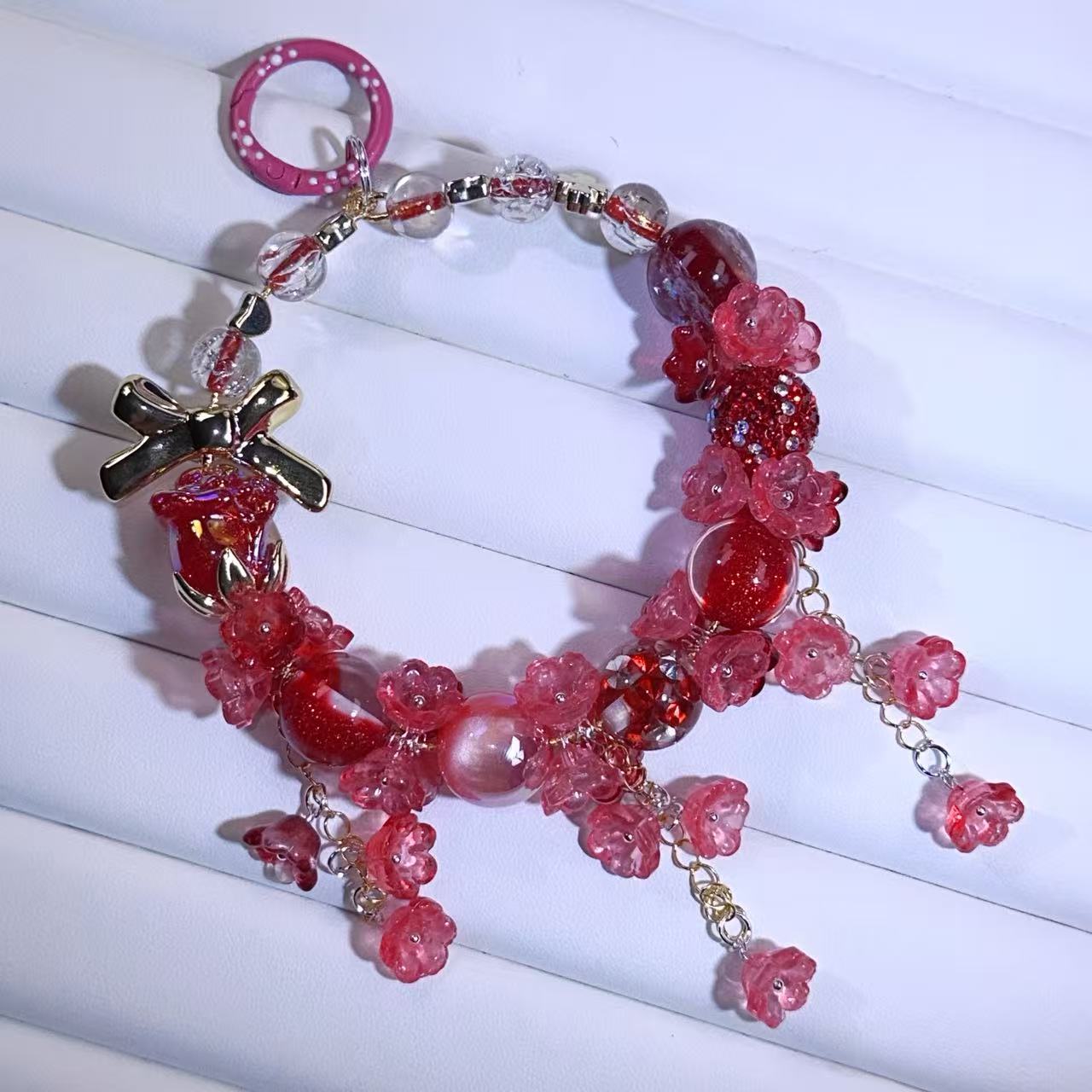【 Hanger / Keychain】Live Product-Ruby Rose Mix