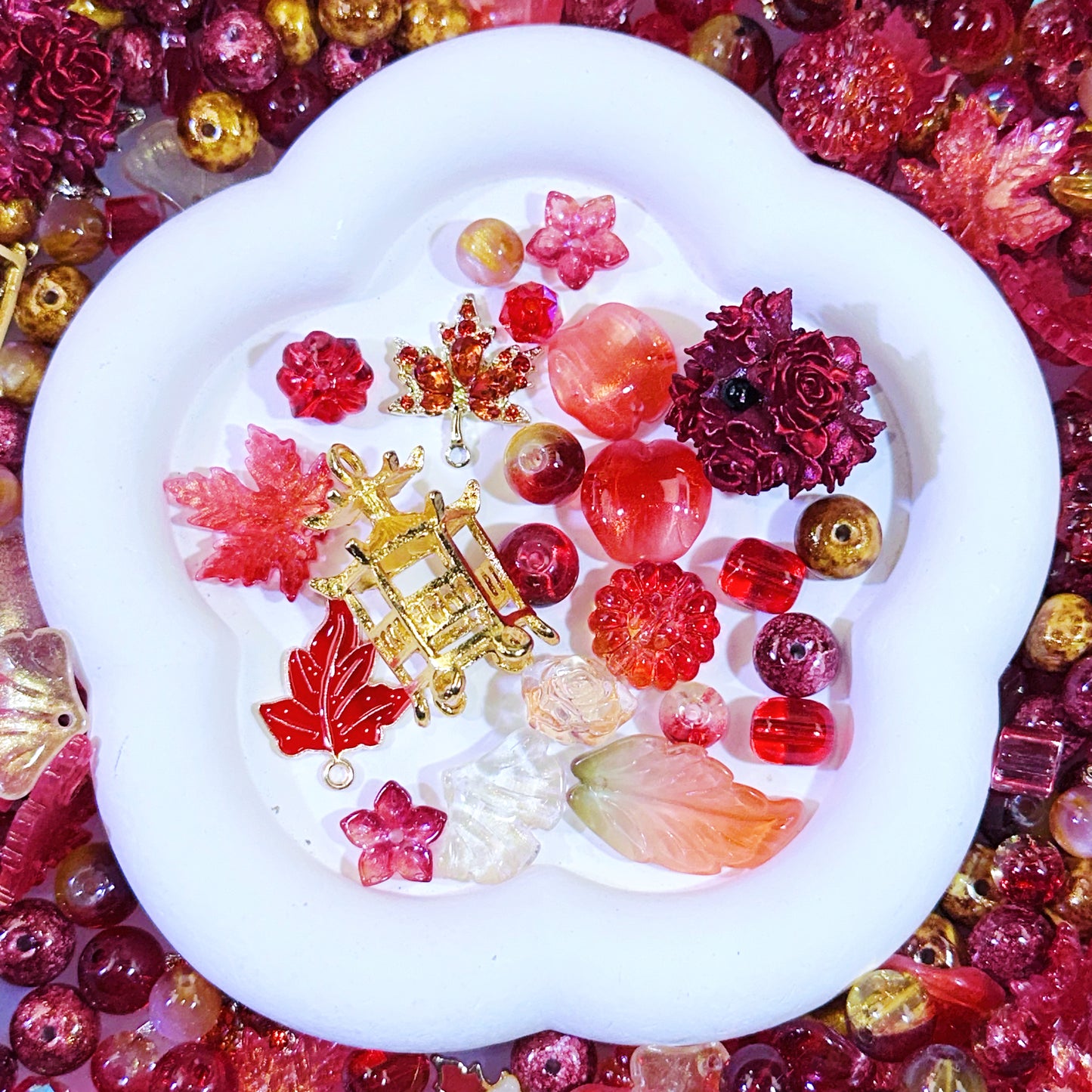 【Key Chain/Jewelry】Live Product-Scarlet Pavilion Mix