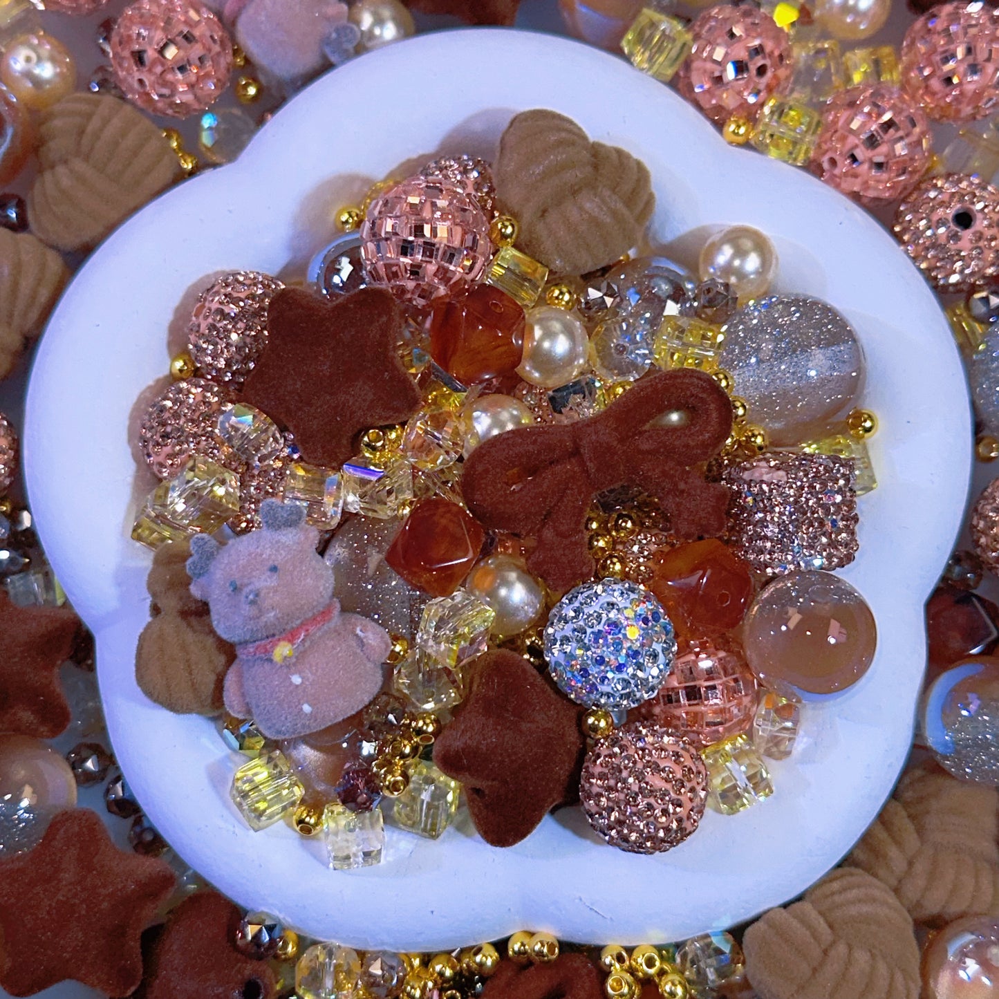 【NEW】【Key Chain/Jewelry】Live Product-Golden Brown Christmas
