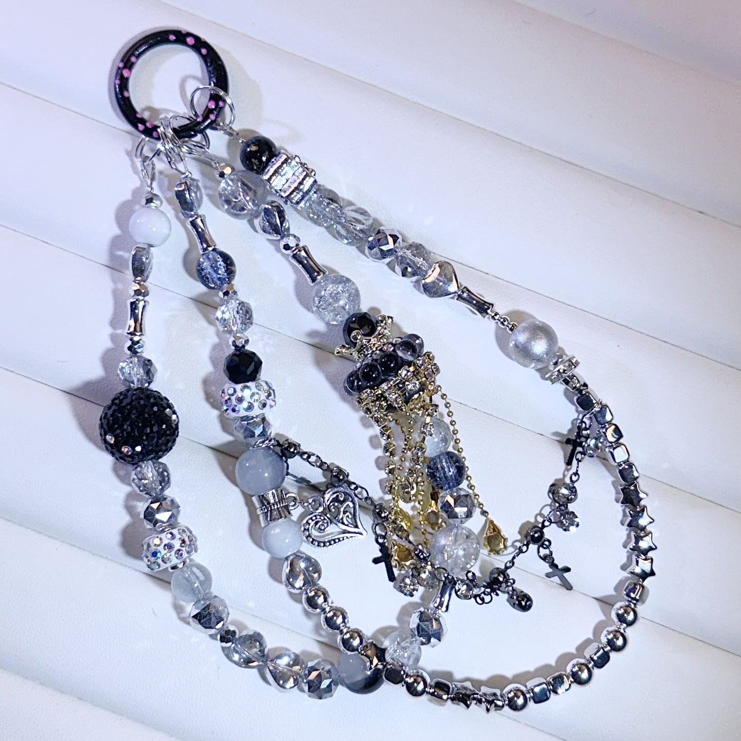 【Key Chain/Jewelry】Live Product-Silver of Shadow Mix