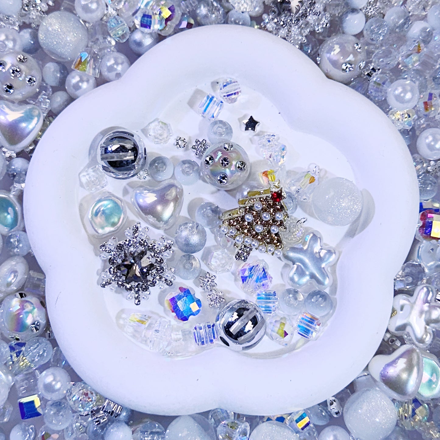 【NEW】【Key Chain/Jewelry】Live Product-White Christmas