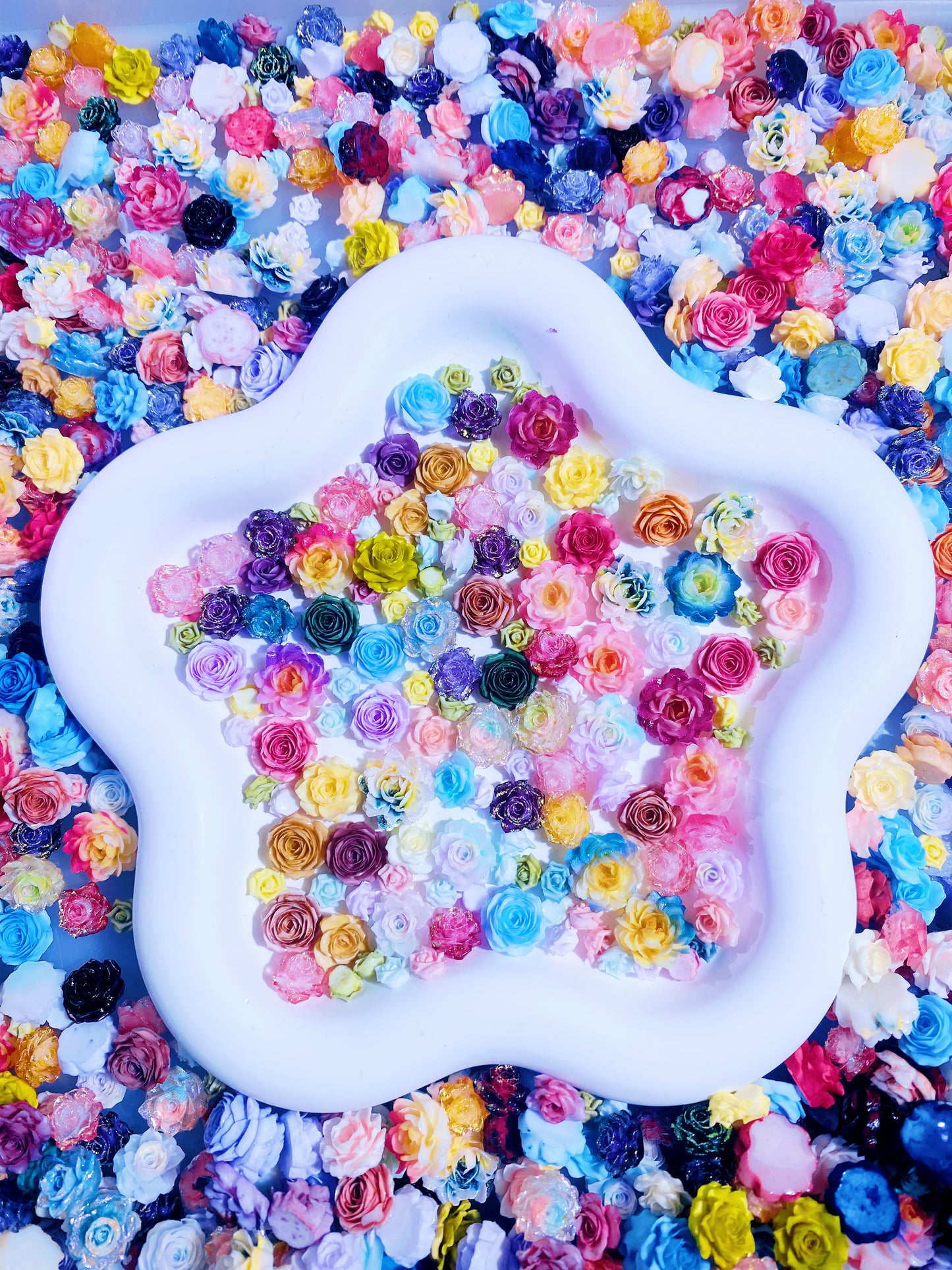 【New】【Key Chain/Jewelry】Live Product -Soft Flower Mix