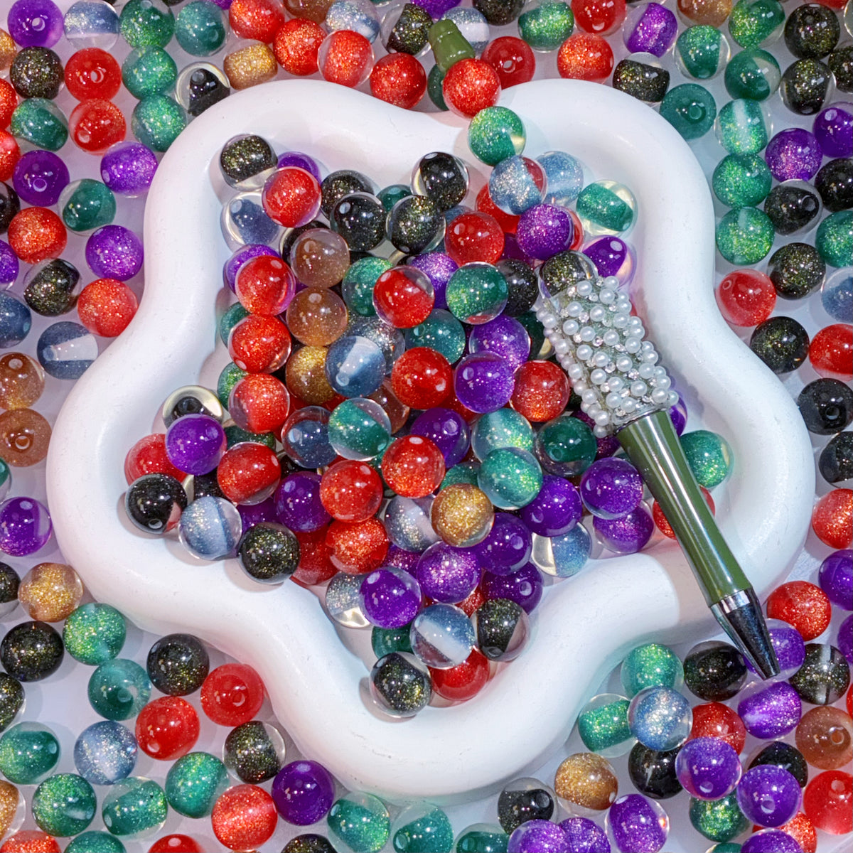 【BOGO DAY Mix 6】【For Jewelry/Pen】Live Product- Resin Gothic Mix