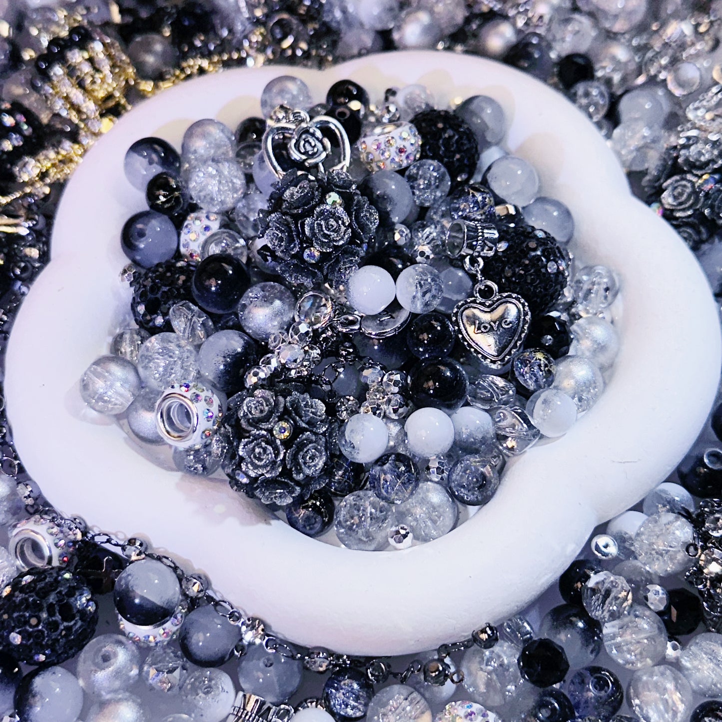 【Key Chain/Jewelry】Live Product-Silver of Shadow Mix