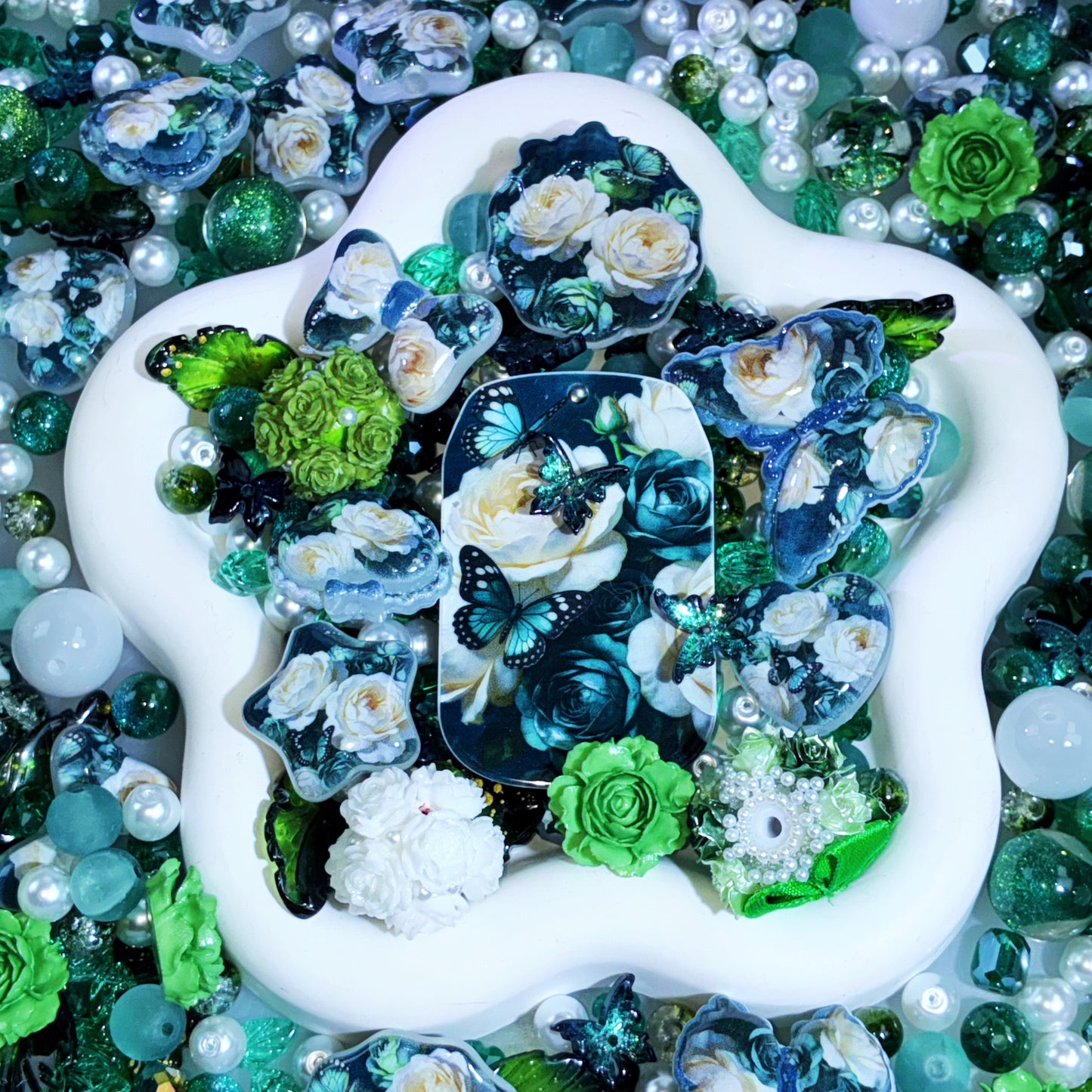 【NEW】【For Jewelry/Pen 】Live Product-Vintage Poeny Mix