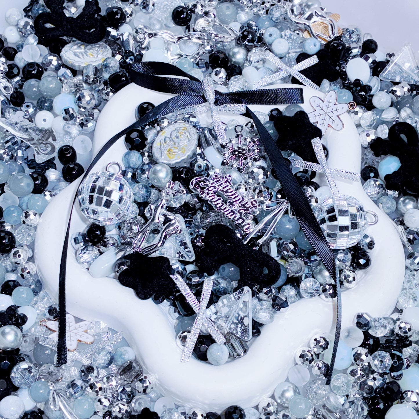 【For Jewelry】Live Product-Silver Christmas Mix