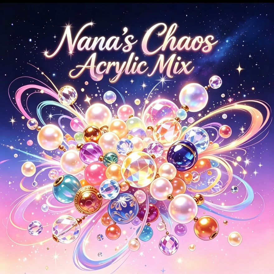 【BOGO DAY Mix7 】【For Pen/Key Chain 】Live Product- Chaos Acrylic Mix