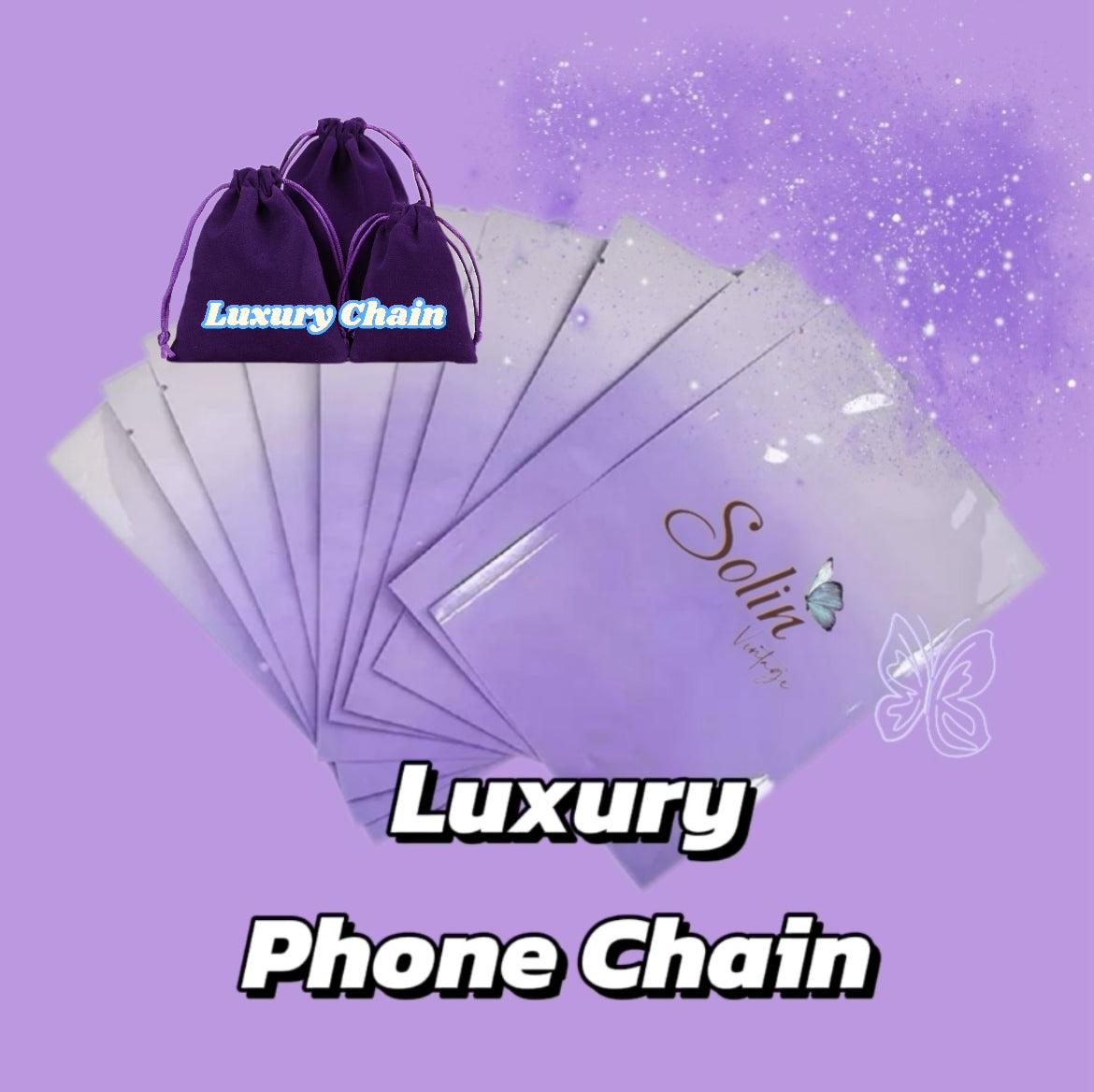 【New】Live Product- Luxury Phone Chain Bag