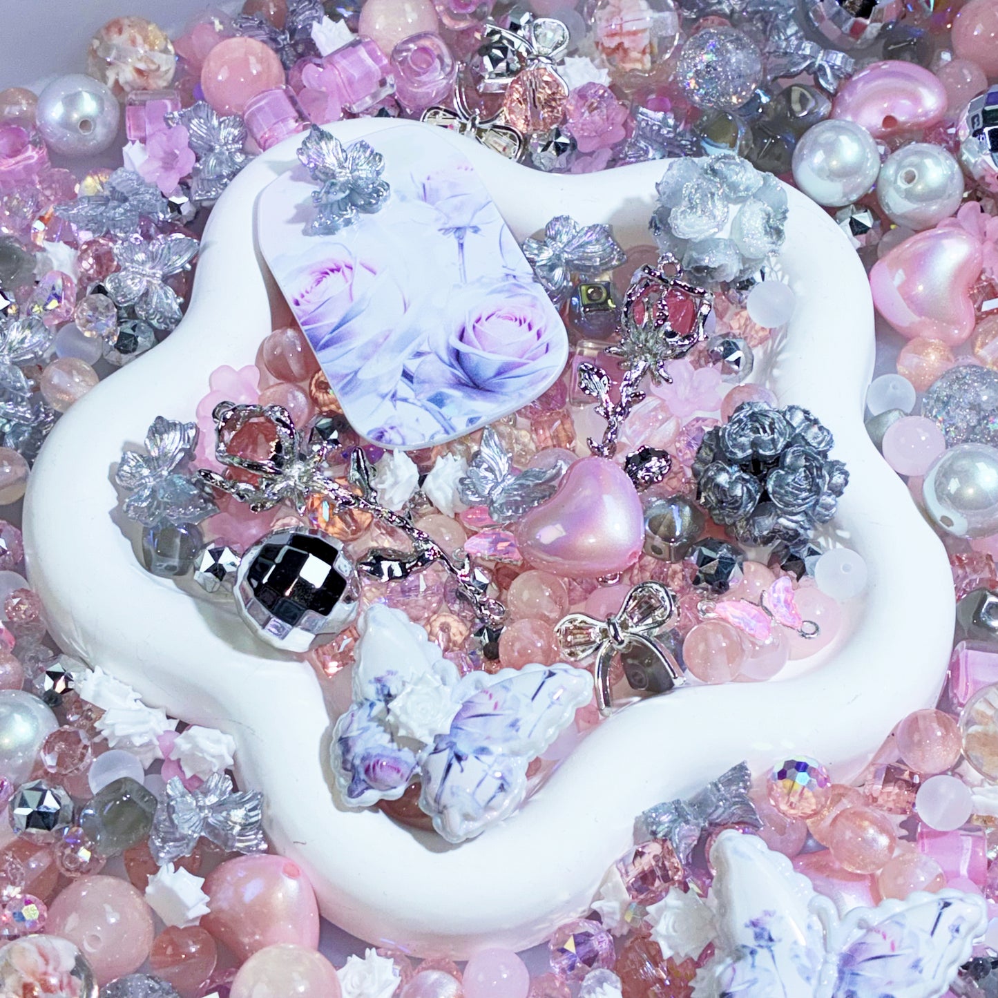 【For Jewelry /Key Chain/ Pen】Live Product-Mystic Rose Mix