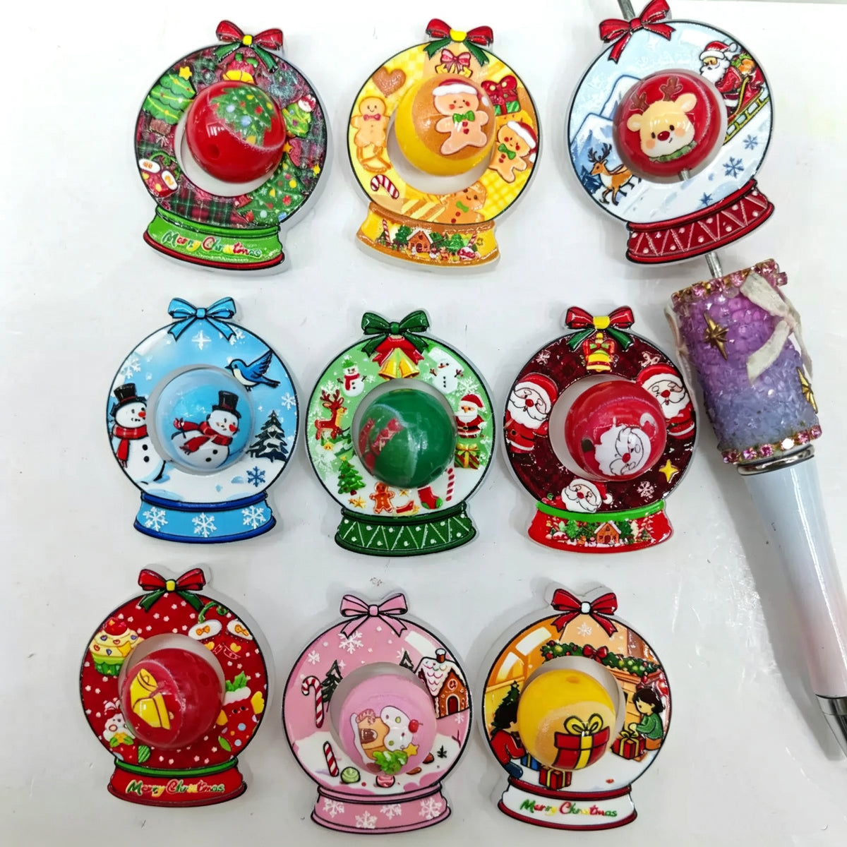 【Accessory】Christmas Globe Mix