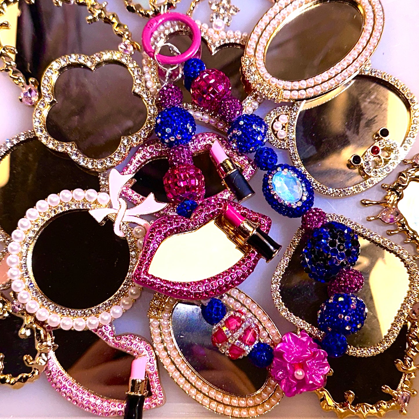 Live Product- GOLD Mirror Charm Mix