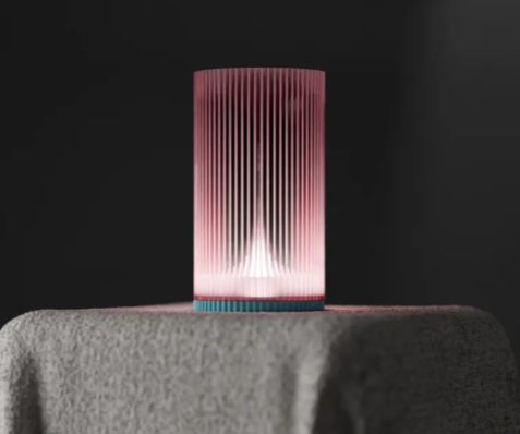 【💎Solinshop Exclusive】LED Ribbed Lamp(13x13x25cm)