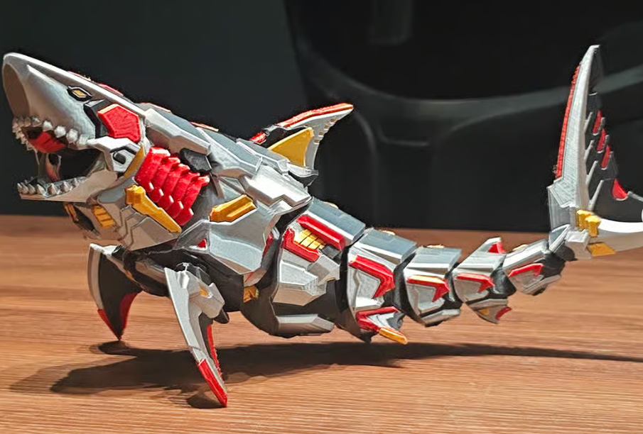 【Toy Series】 Articulated Mecha Shark