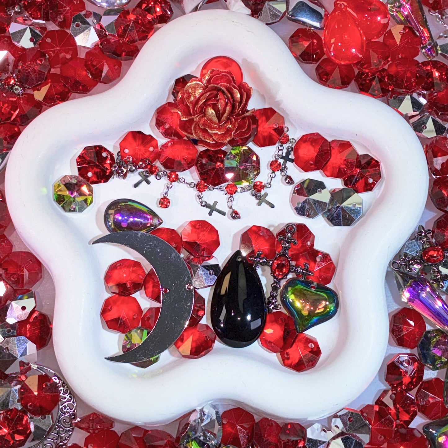 【For Sun Catcher 】Live Product- Blood Rose Sun Catcher Mix