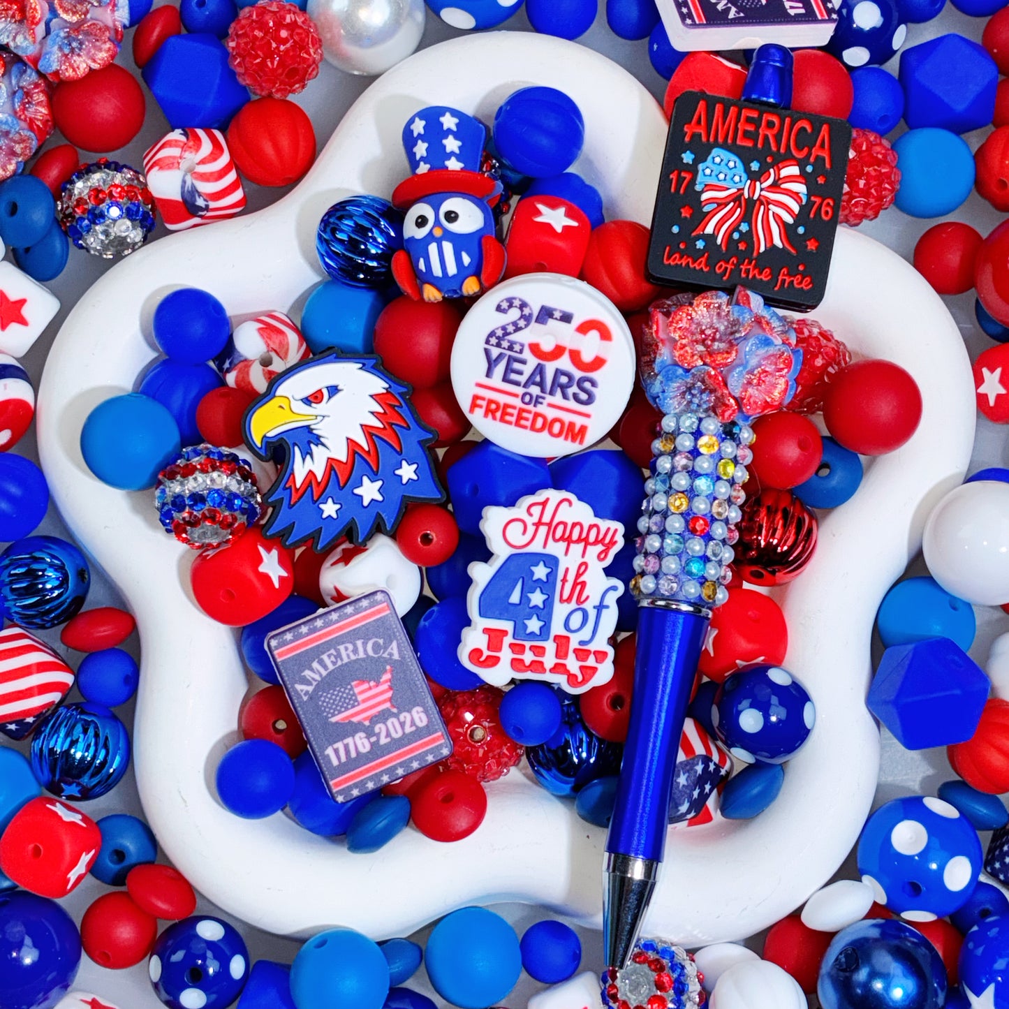 【For Pen/Key Chain】Live Product- Fourth of July Mix x Angela
