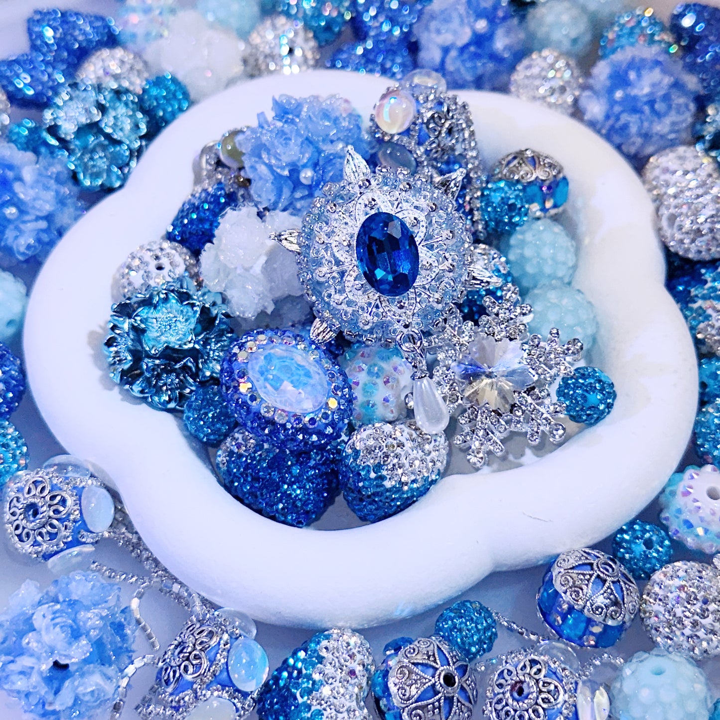 【NEW】【For Pen/Key Chain】Live Product-Sparkling Snowflake Mix