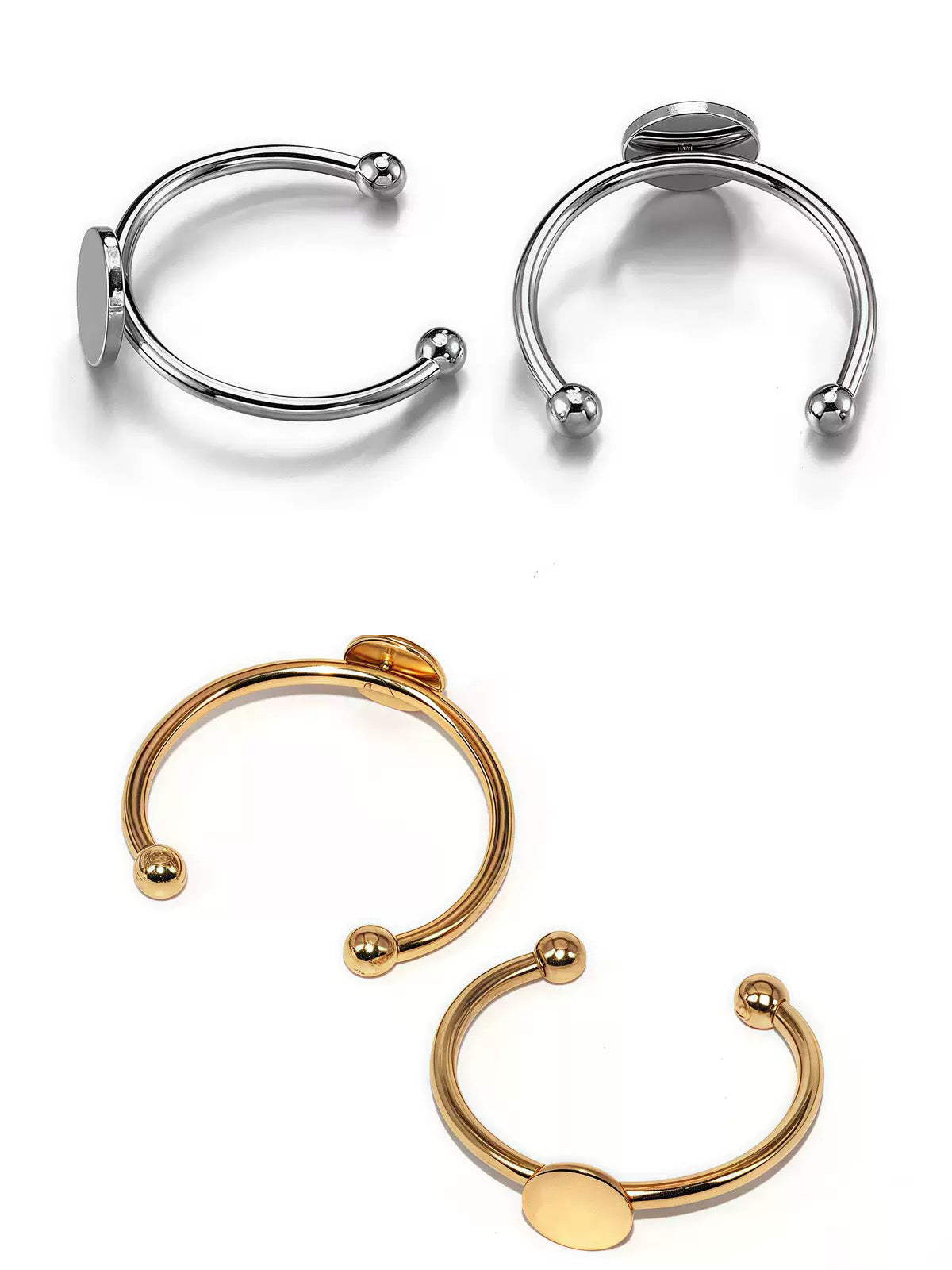 【Offline Packing】Stainless Steel Polished Ring Base
