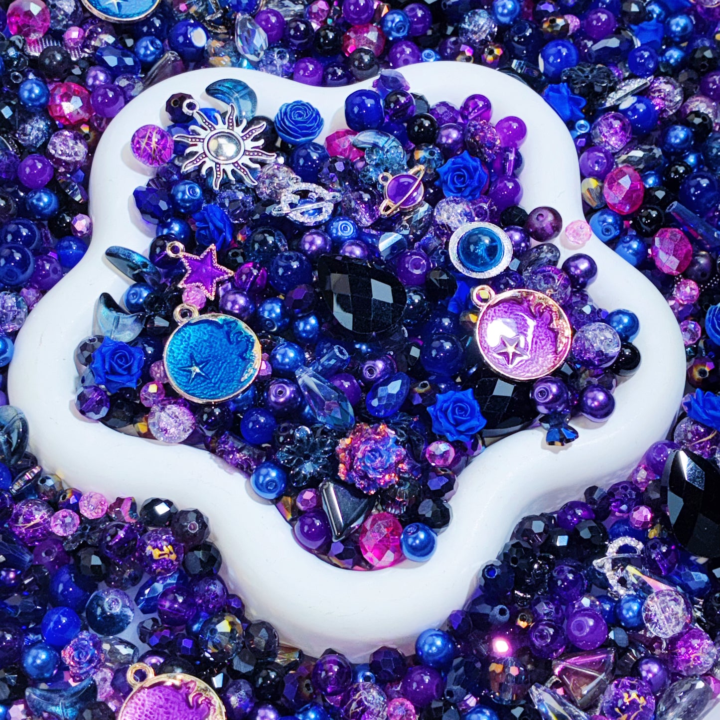 【For Jewelry】Live Product-Violet Nebula ×  Bluddy