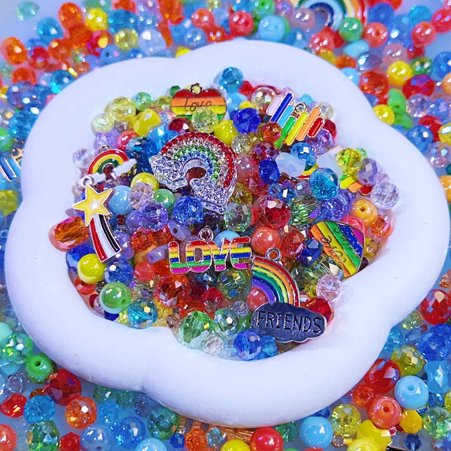 【Key Chain/Jewelry】Live Product- Rainbow Sprinkles Mix