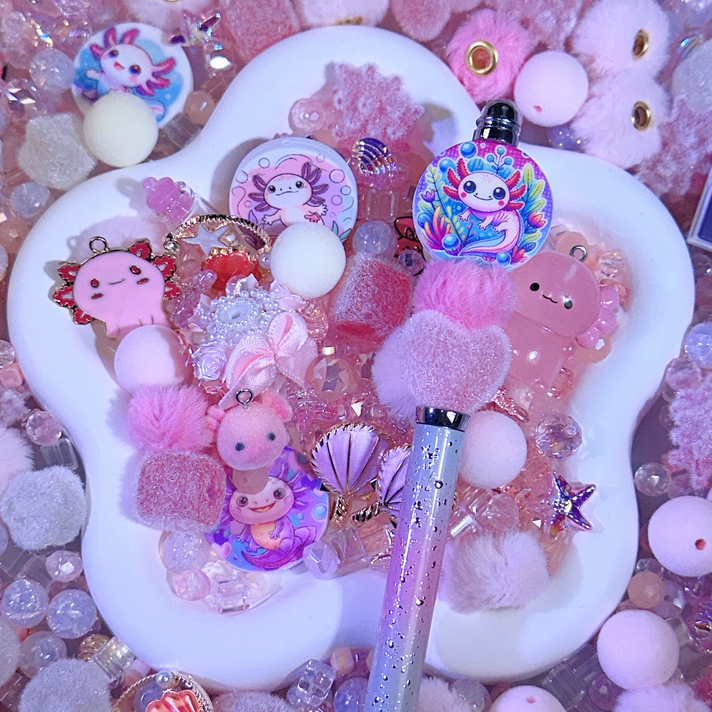 【NEW】【Key Chain/Jewelry】Live Product- Axolotl Mix