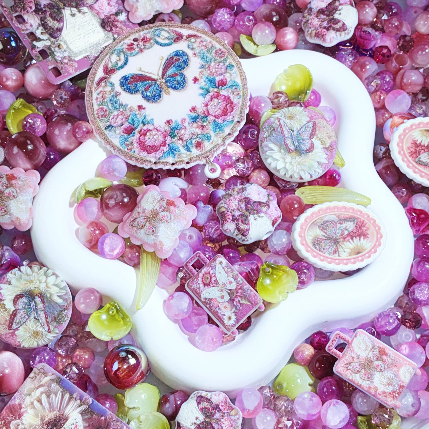 【For Jewelry 】Live Product-Lavender Flutter Mix