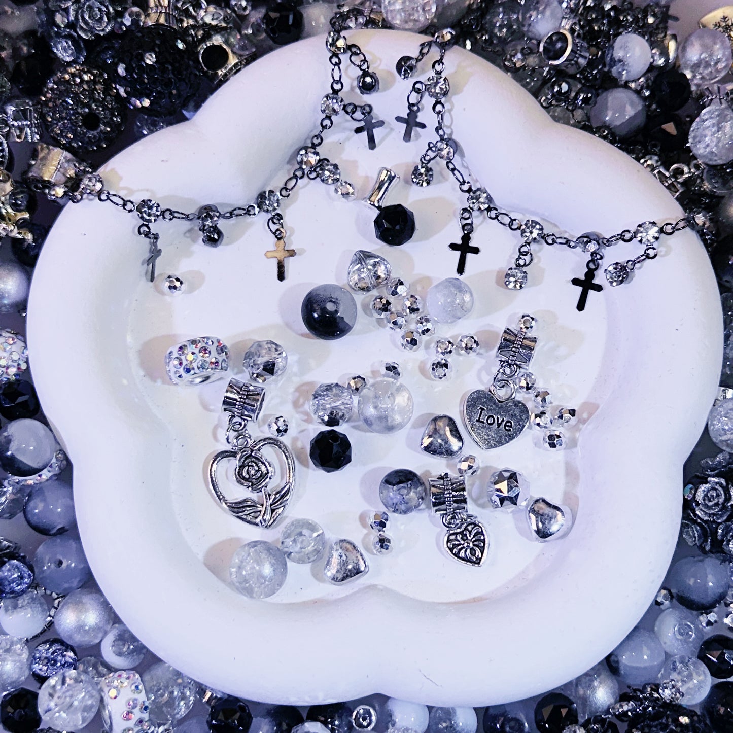 【Key Chain/Jewelry】Live Product-Silver of Shadow Mix