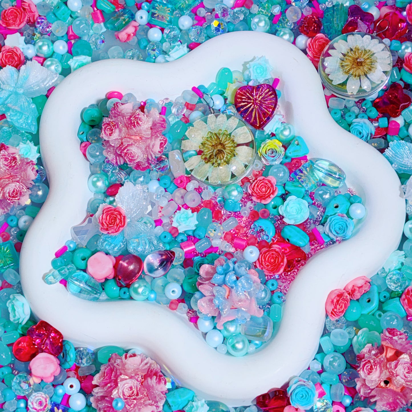 【NEW】【For Jewelry 】Live Product-Mint Fuchsia Mix