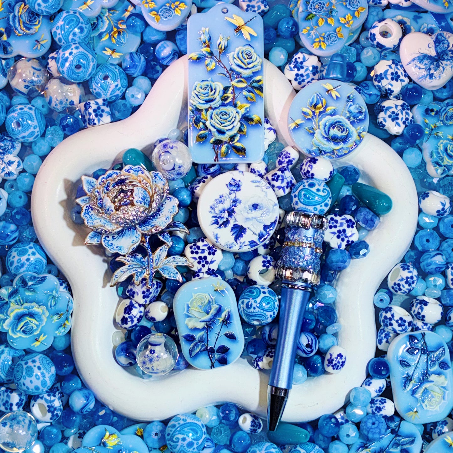 【For Jewelry/Key Chain】Live Product- Porcelain Vase Mix