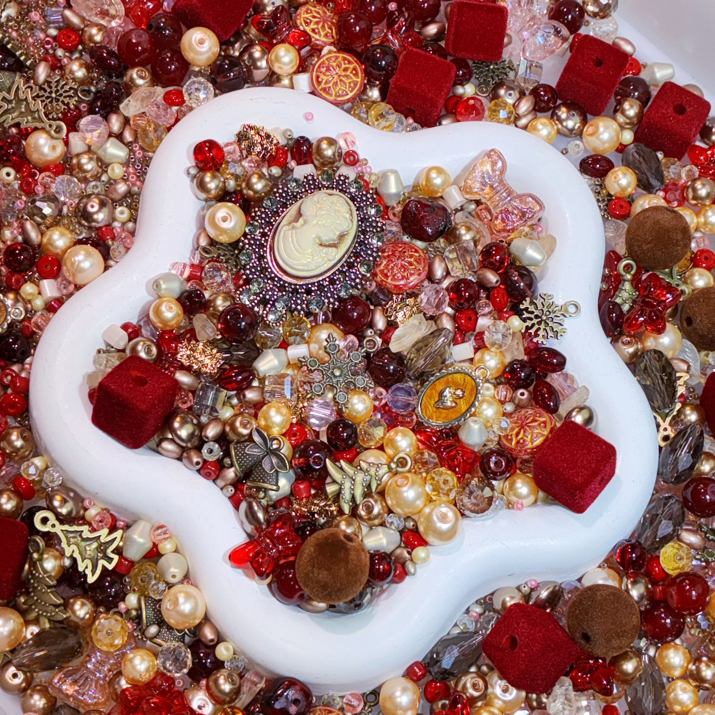 【For Jewelry】Live Product-Victorian Christmas Mix × Pamela