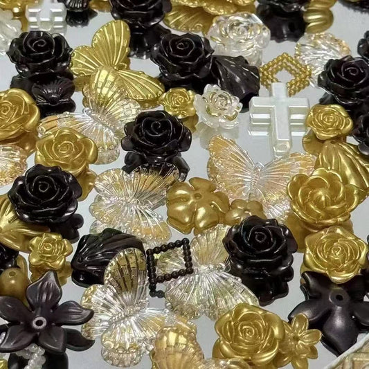 Black-Gold Rose Mix