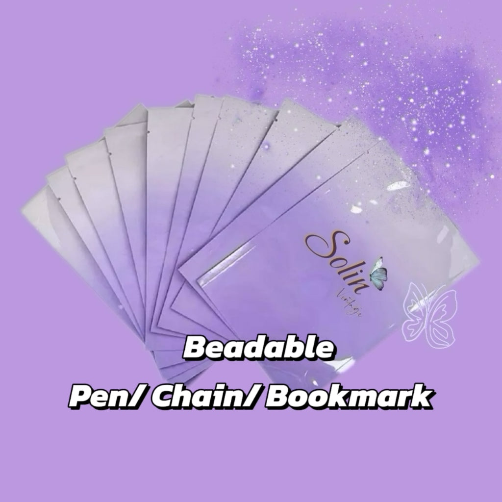 🔥Live Product- Beadable Pen/Chain/Bookmark Bag
