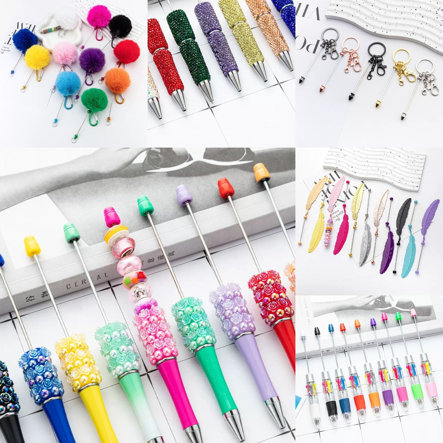 🔥Live Product- Beadable Pen/Chain/Bookmark Bag
