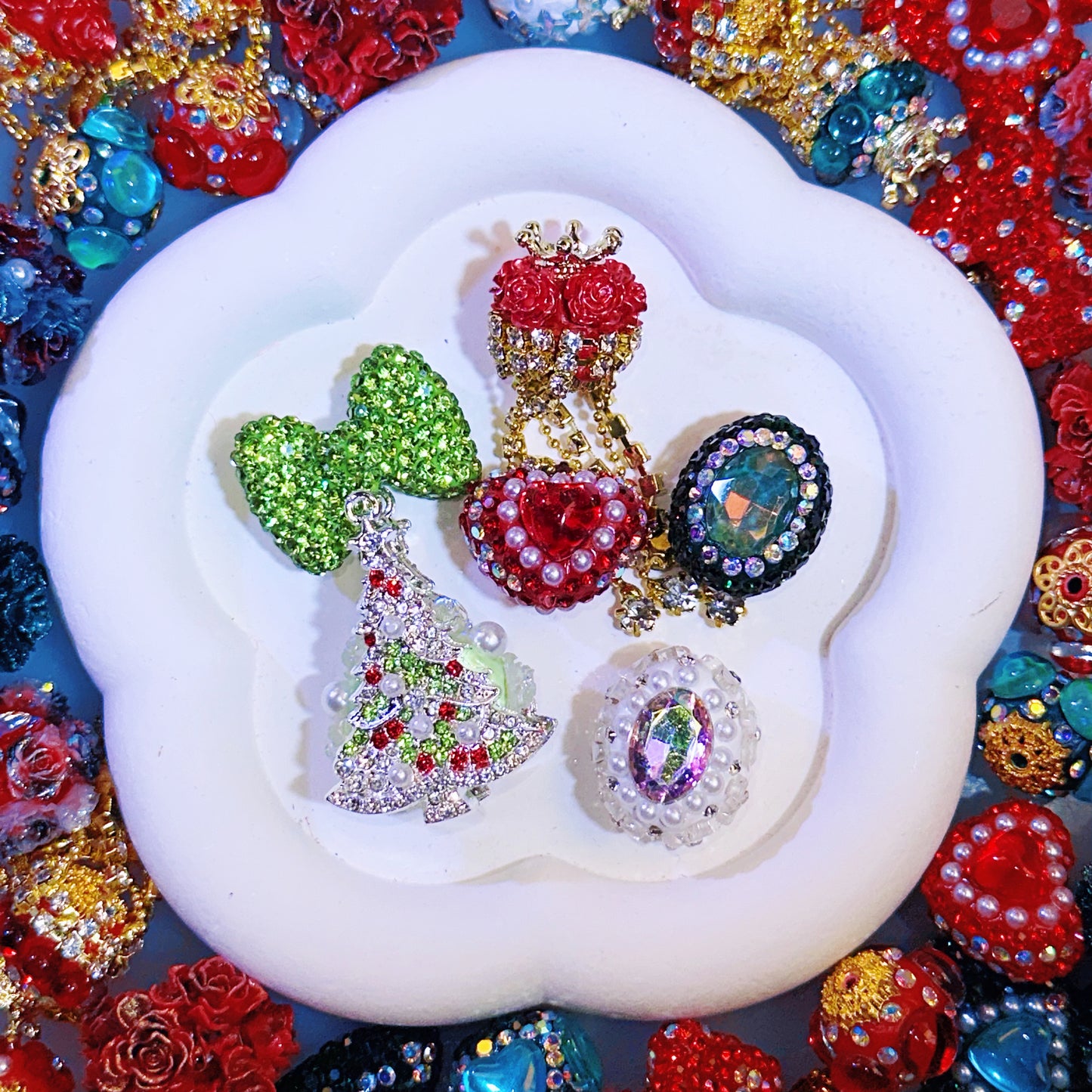 【NEW】【For Pen/Key Chain】Live Product-Christmas Diamond Mix