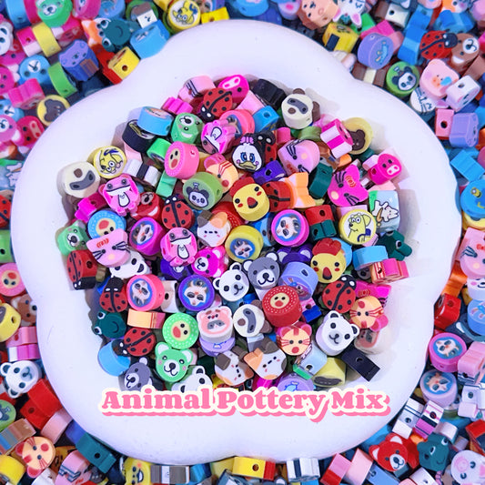 【Key Chain/Jewelry】Live Product-Animal PotteryMix