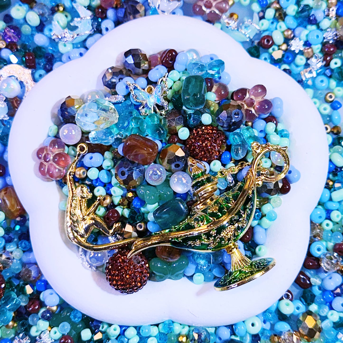 【Key Chain/Jewelry】Live Product-Golden Lamp Mix