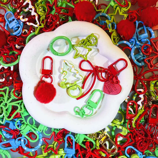 【Accessory】Live Product-Christmas Key Chain Lock Mix
