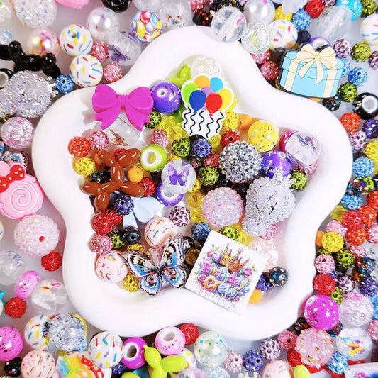 【NEW】【For Jewelry/Pen 】Live Product-Birthday Confetti Mix × Valencia