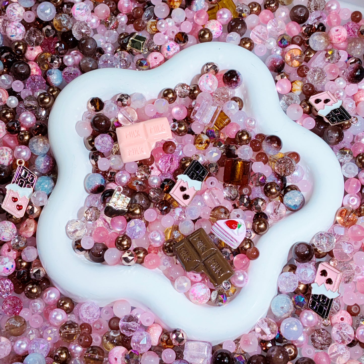 【For Jewelry 】Live Product-Straw Choco Mix