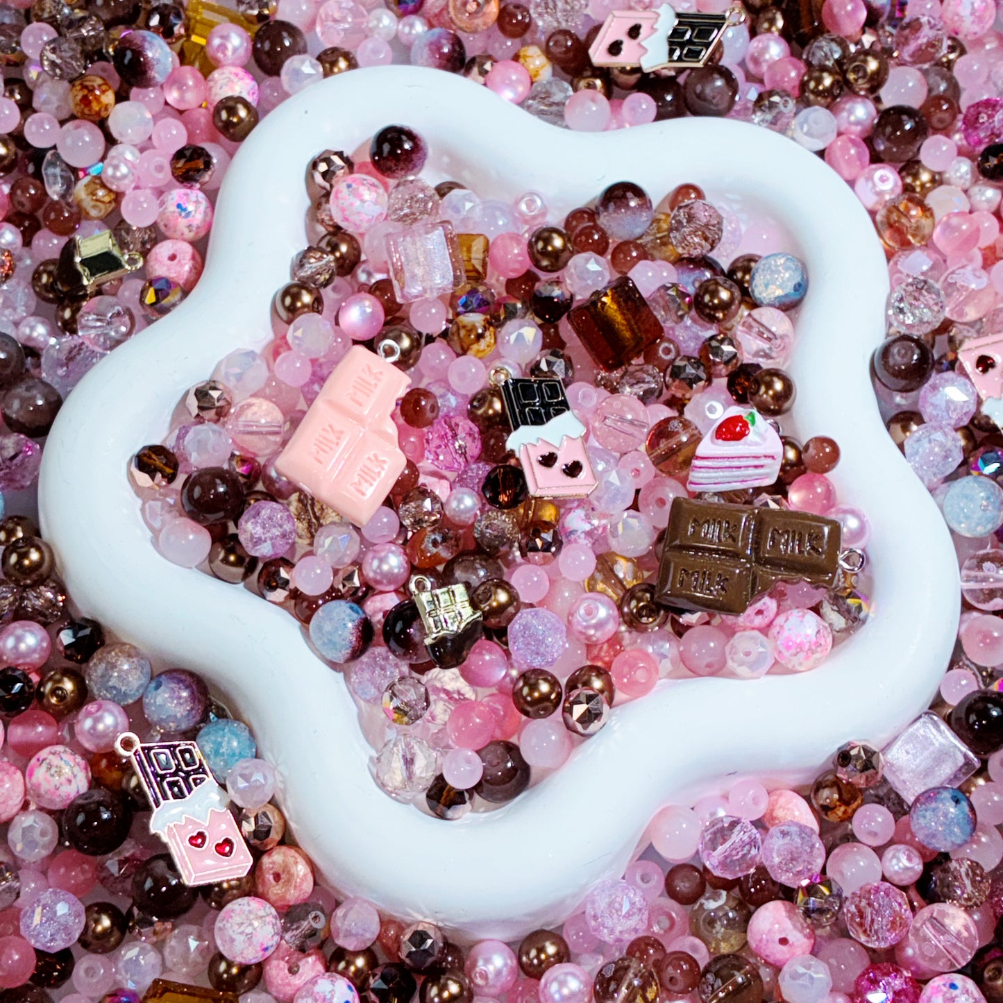【For Jewelry 】Live Product-Straw Choco Mix