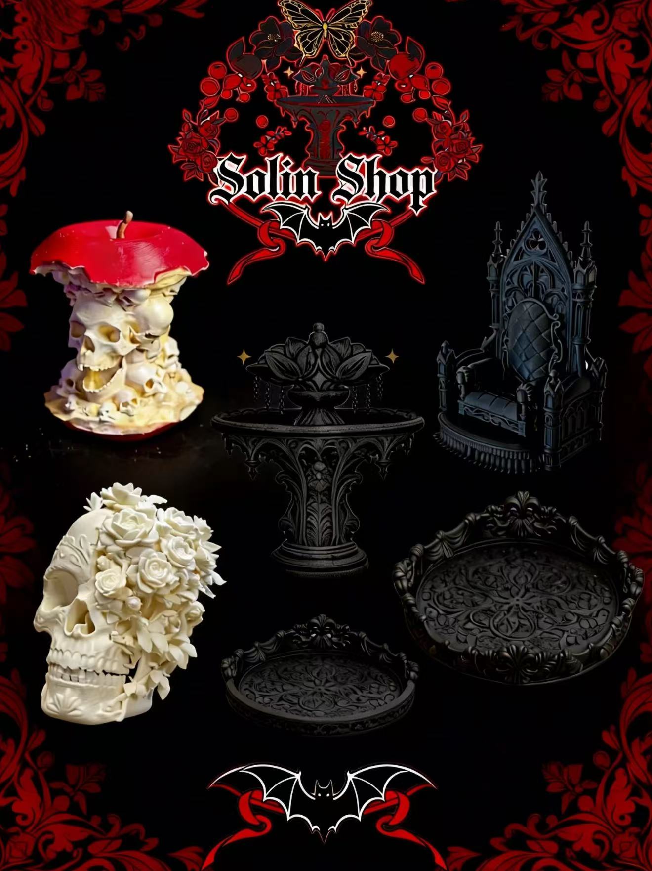 【3D Ornament】☠️Gothic 3D Ornament × Harry