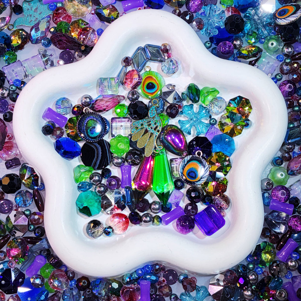 【For Sun Catcher 】Live Product- Peacock Glow Mix  x  Brin