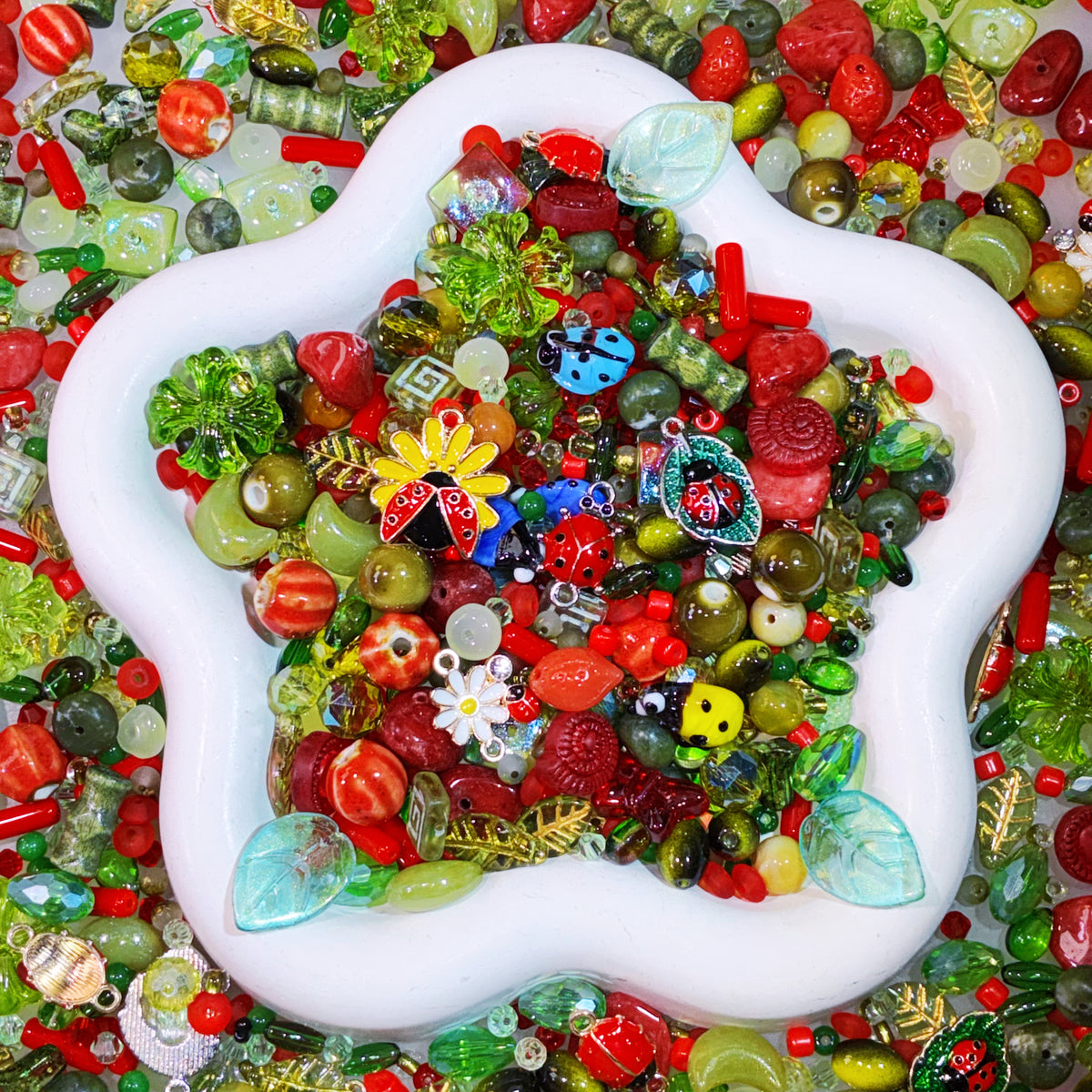 【For Jewelry】Live Product- Ladybug Garden Mix x Nicole Q