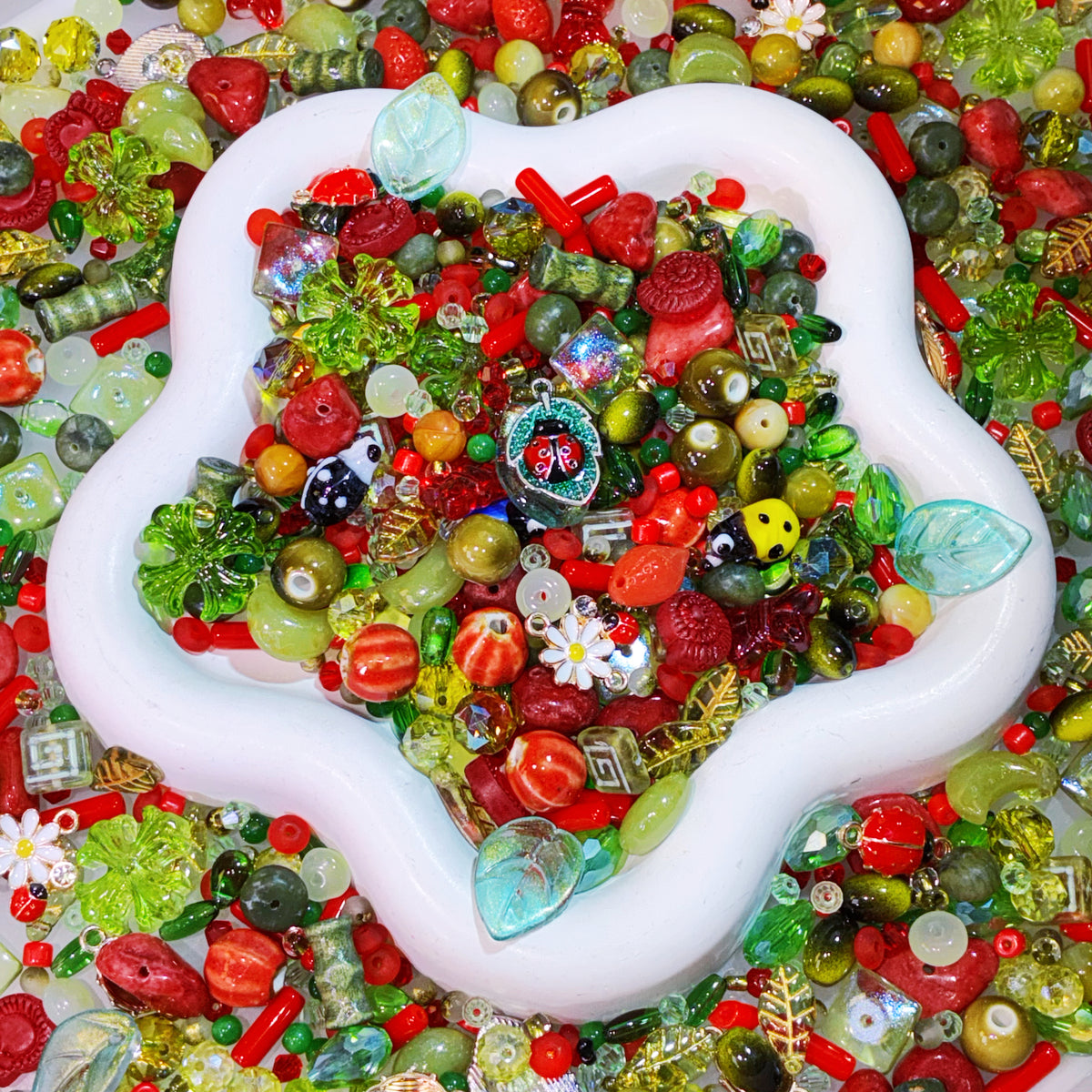 【For Jewelry】Live Product- Ladybug Garden Mix x Nicole Q