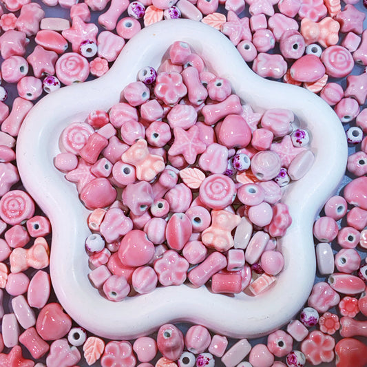 【For Jewelry】Live Product-Ceramic Pink Mix