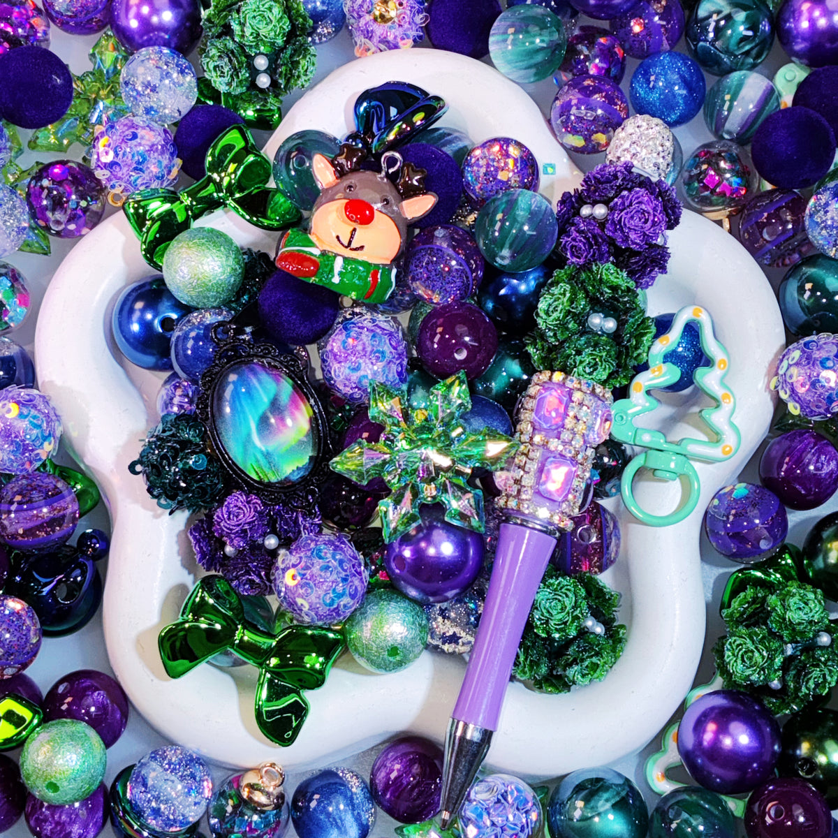【For Hanger/Key Chain】Live Product-Aurora Sleigh  Mix