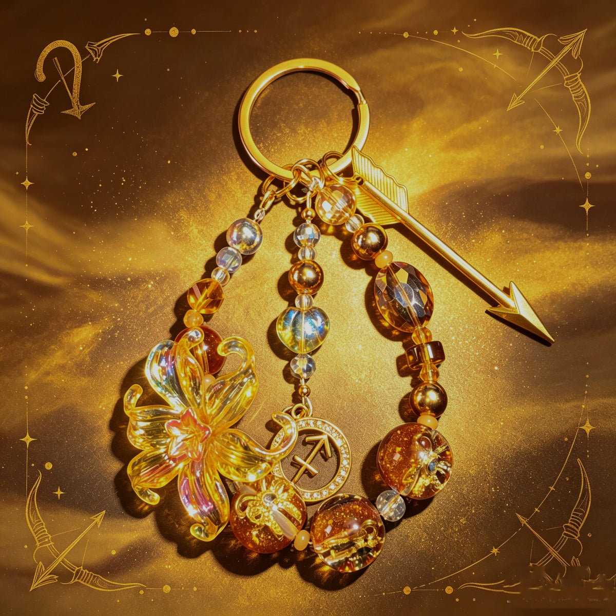 【For Jewelry/Key Chain】Live Product-Zodiac Sagittarius Mix